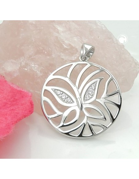 Hängsmycke Butterfly Zirconia Silver 925