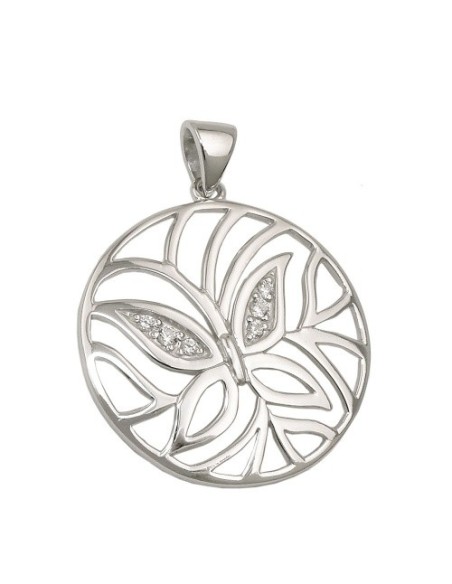 Hängsmycke Butterfly Zirconia Silver 925