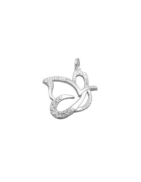 Hängsmycke Butterfly Zirconia Silver 925