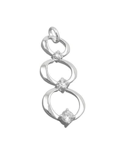 Hängsmycke Butterfly Zirconia Silver 925