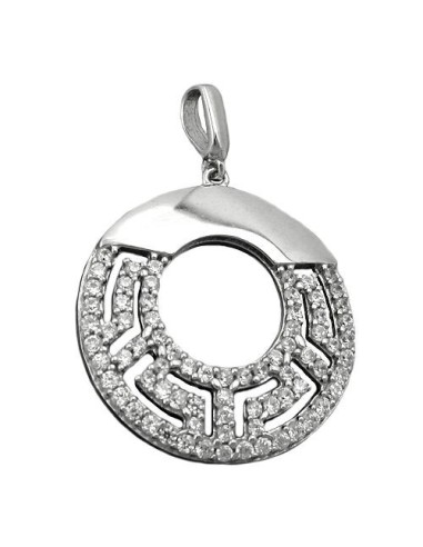 Hängsmycke Circle With Zirconia Silver 925