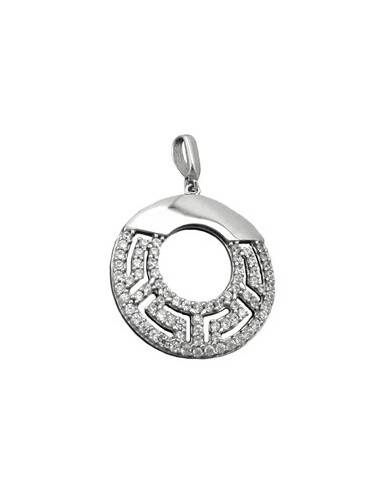 Hängsmycke Circle With Zirconia Silver 925