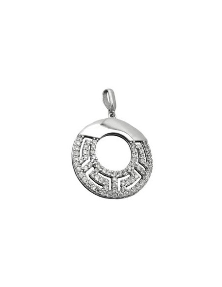 Hängsmycke Circle With Zirconia Silver 925