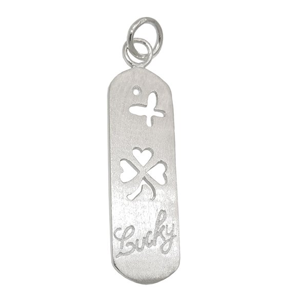 Hängsmycke Clover Leaf Lucky Silver 925