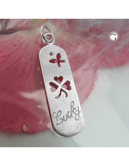 Hängsmycke Clover Leaf Lucky Silver 925