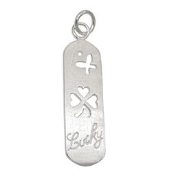 Hängsmycke Clover Leaf Lucky Silver 925