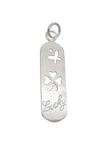 Hängsmycke Clover Leaf Lucky Silver 925