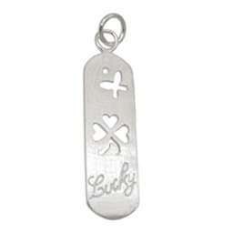 Hängsmycke Clover Leaf Lucky Silver 925