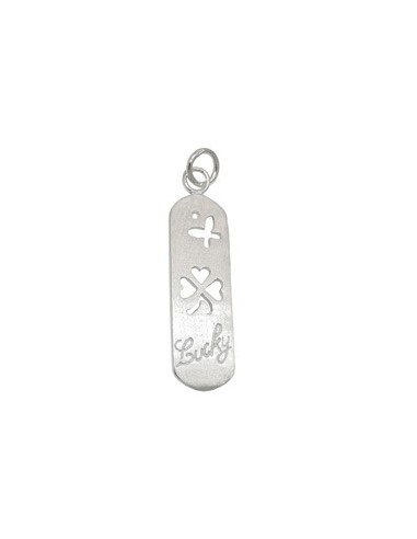 Hängsmycke Clover Leaf Lucky Silver 925
