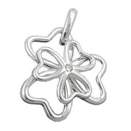 Hängsmycke Clover Leaf Silver 925
