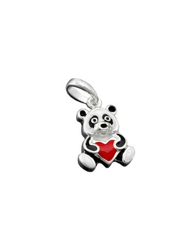 Hängsmycke Coloured Panda Silver 925