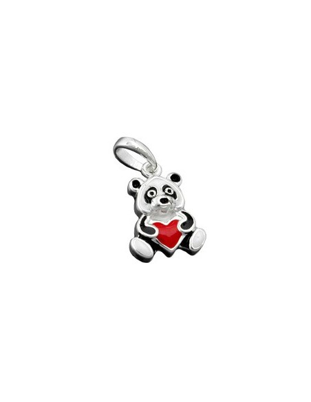 Hängsmycke Coloured Panda Silver 925