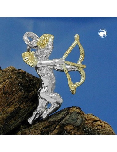 Hängsmycke Cupid Bicolor Silver 925