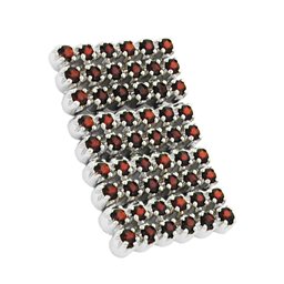 Hängsmycke Dark Red Silver 925