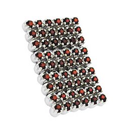 Hängsmycke Dark Red Silver 925