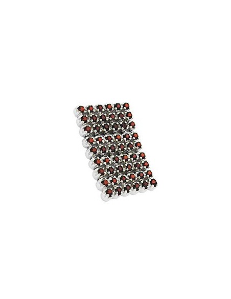 Hängsmycke Dark Red Silver 925