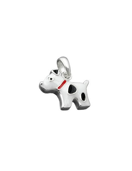 Hängsmycke Dog With Dots Silver 925