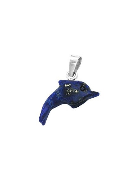 Hängsmycke Dolphin Lapis Stone Silver 925