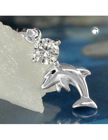 Hängsmycke Dolphin Zirconia Silver 925