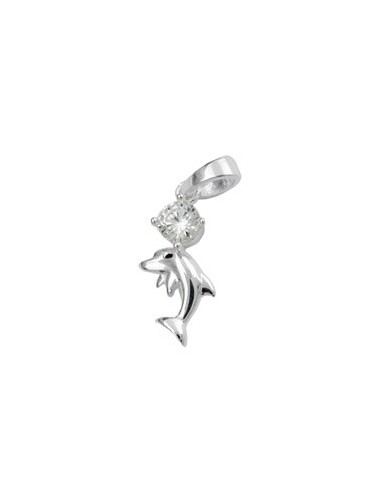 Hängsmycke Dolphin Zirconia Silver 925