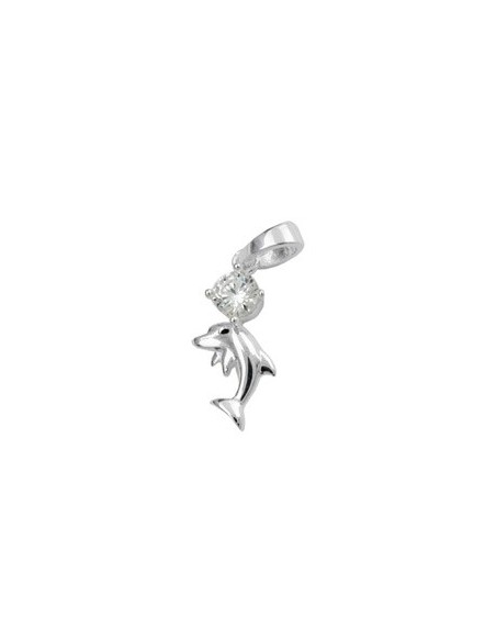 Hängsmycke Dolphin Zirconia Silver 925