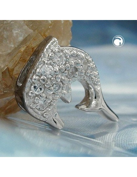 Hängsmycke Dolphin Zirconia Silver 925