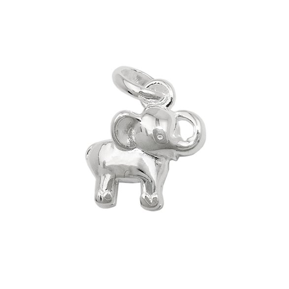 Hängsmycke Elephant Shiny Silver 925