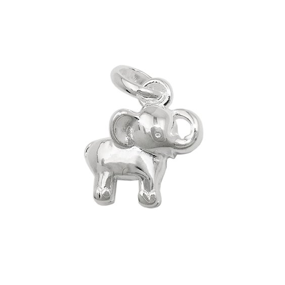 Hängsmycke Elephant Shiny Silver 925