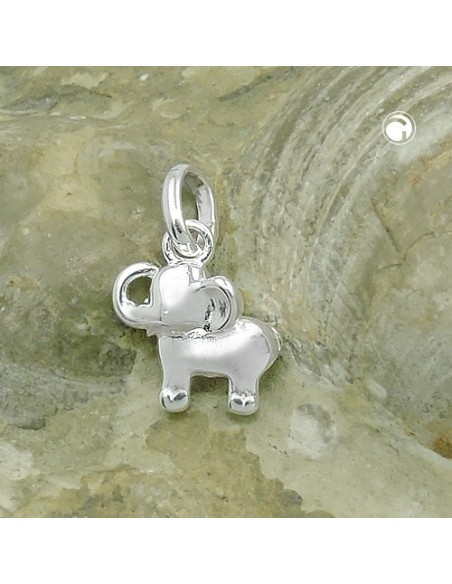 Hängsmycke Elephant Shiny Silver 925