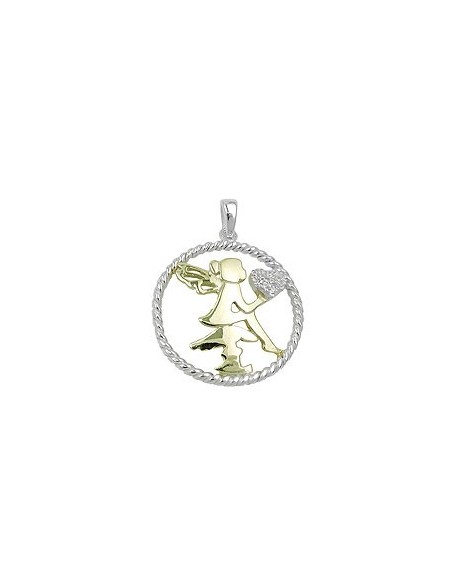 Hängsmycke Fairy With Heart Silver 925