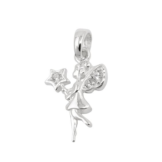 Hängsmycke Fairy With Zirconia Silver 925