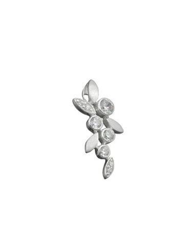 Hängsmycke Flower With Leafs Silver 925