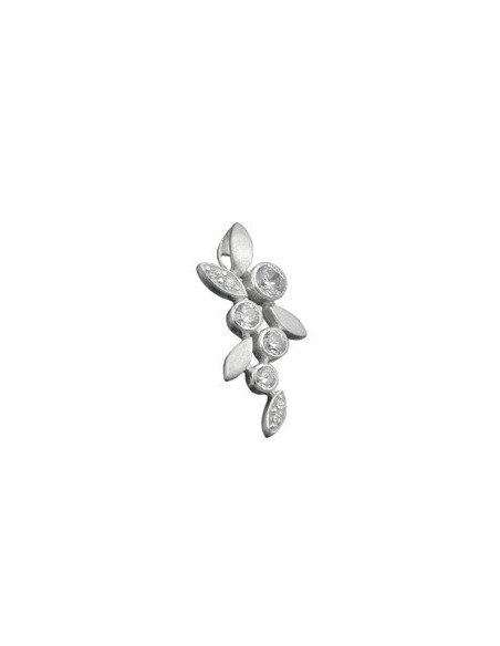 Hängsmycke Flower With Leafs Silver 925