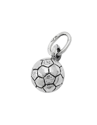 Hängsmycke Football Oxidised Silver 925