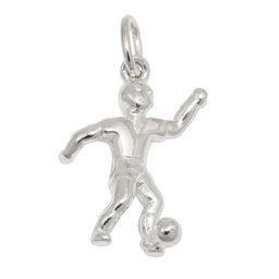 Hängsmycke Football Player Silver 925