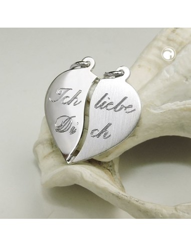 Hängsmycke Friendship 2 Hearts Silver 925