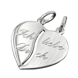 Hängsmycke Friendship 2 Hearts Silver 925