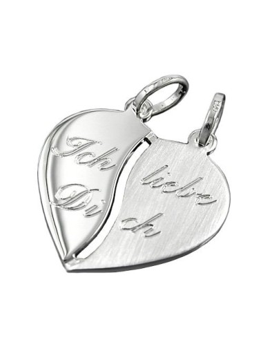 Hängsmycke Friendship 2 Hearts Silver 925