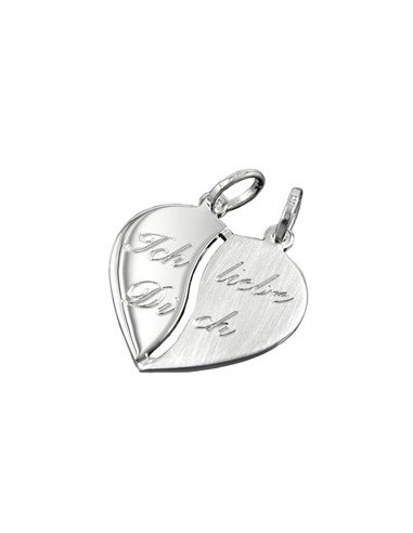 Hängsmycke Friendship 2 Hearts Silver 925