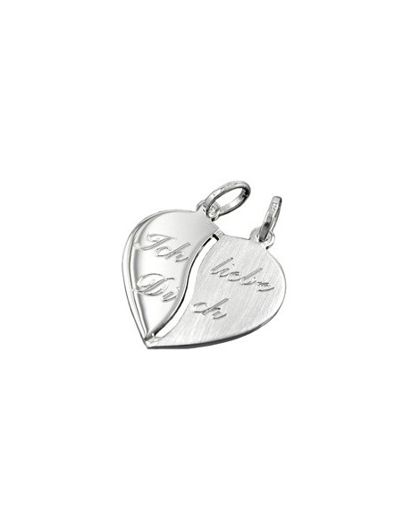 Hängsmycke Friendship 2 Hearts Silver 925