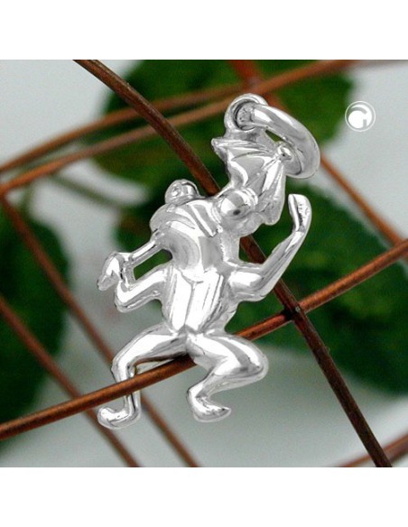 Hängsmycke Frog With Umbrella Silver 925
