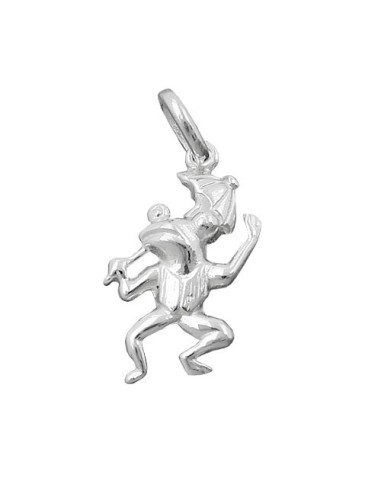 Hängsmycke Frog With Umbrella Silver 925