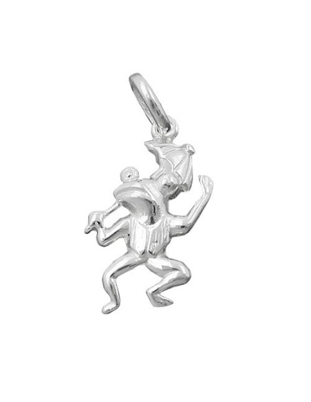 Hängsmycke Frog With Umbrella Silver 925