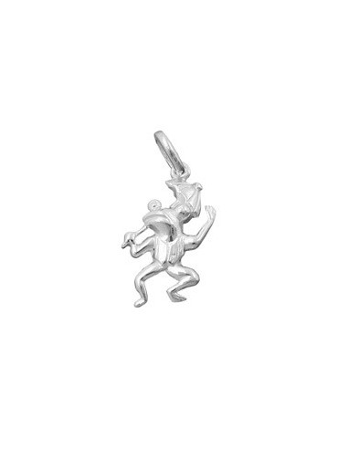 Hängsmycke Frog With Umbrella Silver 925