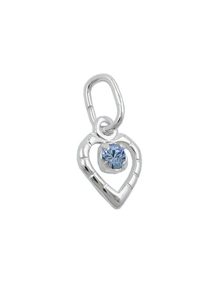 Hängsmycke Glass-Stone Blue Silver 925