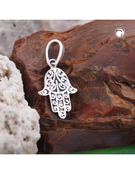 Hängsmycke Hand Of Fatima Silver 925
