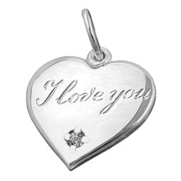 Hängsmycke Heart Cubic Zirconia Silver 925