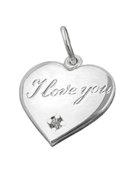 Hängsmycke Heart Cubic Zirconia Silver 925