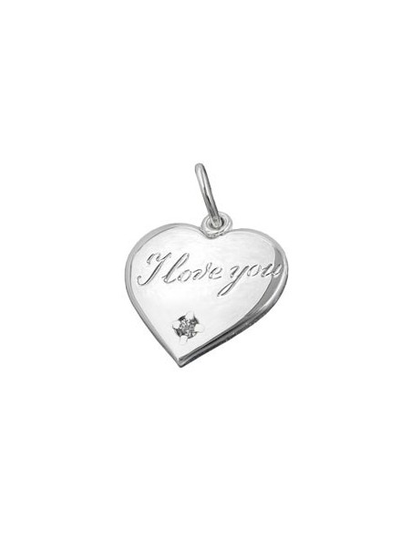 Hängsmycke Heart Cubic Zirconia Silver 925