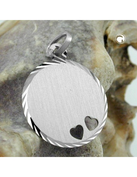 Hängsmycke Heart Engraveable Silver 925